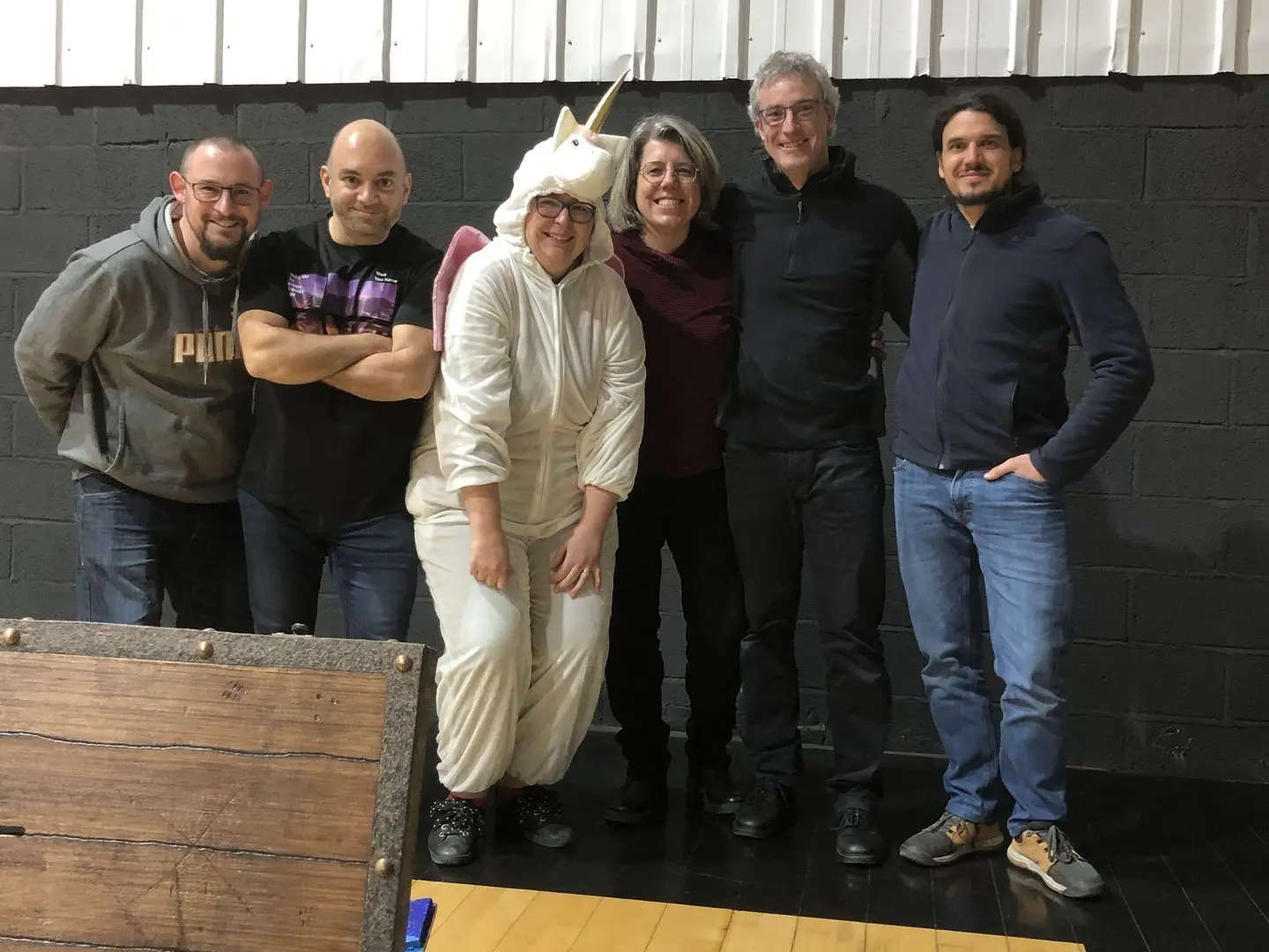 équipe escape game entre amis
